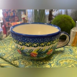 Polish Pottery Jumbo Mug